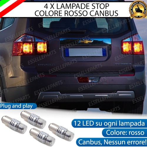 4 X Lampade LED BAY15D Stop / Posizione Posteriori per CHEVROLET ORLANDO