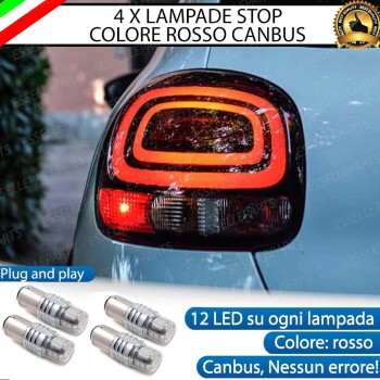 4 X Lampade LED P21W Stop Posteriori per CITROEN C3 III