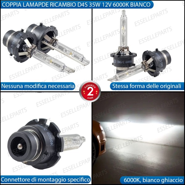 Coppia lampade D4S TOYOTA RAV4 MK4