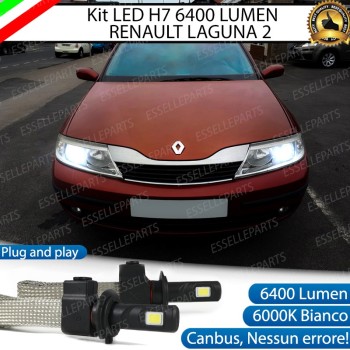 Kit Full LED H7 6400 LUMEN Anabbaglianti RENAULT LAGUNA II