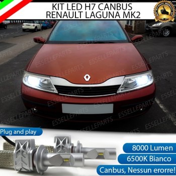 Kit Full LED H7 8000 LUMEN Anabbaglianti RENAULT LAGUNA II