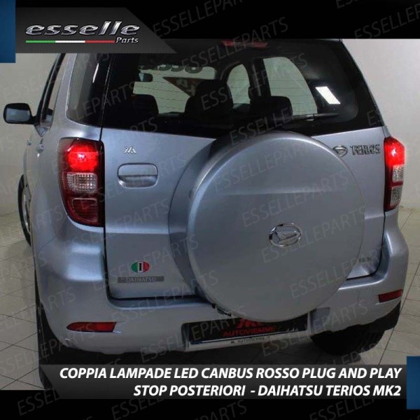 Coppia Lampade LED BAY15D Stop / Posizione Posteriori per DAIHATSU TERIOS II