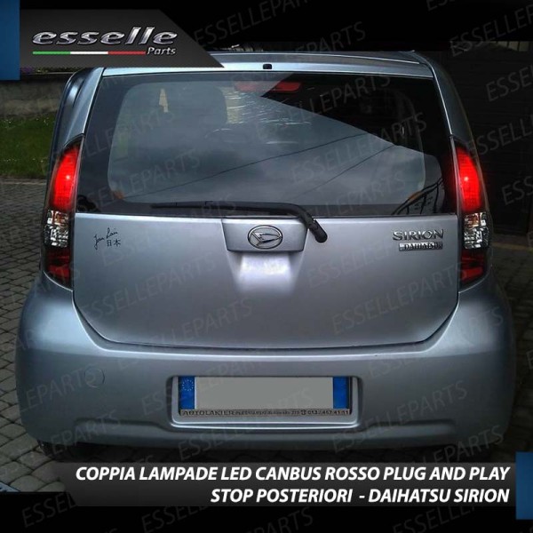 Coppia Lampade LED BAY15D Stop / Posizione Posteriori per DAIHATSU SIRION