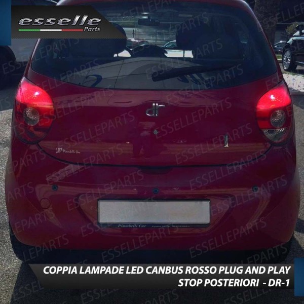 Coppia Lampade LED BAY15D Stop / Posizione Posteriori per DR-1