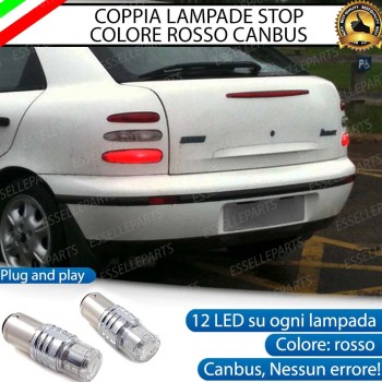Coppia Lampade LED BAY15D Stop / Posizione Posteriori per FIAT BRAVA