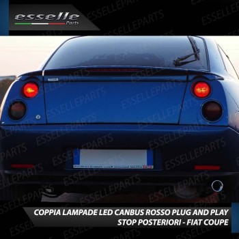 Coppia Lampade LED BAY15D Stop / Posizione Posteriori per FIAT COUPE
