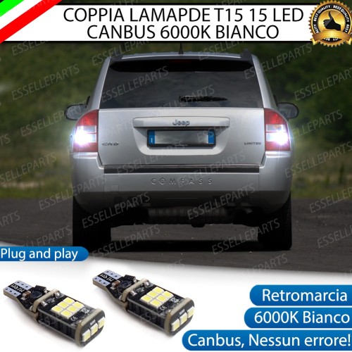 Luci Retromarcia 1200 LUMEN T15 W16W CANBUS 3.0 NO ERROR