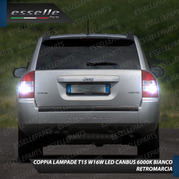 Luci Retromarcia 1200 LUMEN T15 W16W CANBUS 3.0 NO ERROR