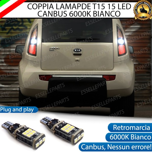 Luci Retromarcia 1200 LUMEN T15 W16W CANBUS 3.0 NO ERROR