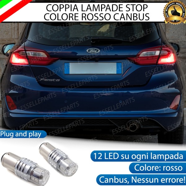 Coppia Lampade LED BAY15D Stop / Posizione Posteriori per FORD FIESTA MK7