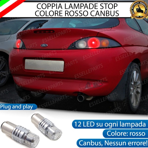 Coppia Lampade LED BAY15D Stop / Posizione Posteriori per FORD PUMA