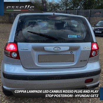 Coppia Lampade LED BAY15D Stop / Posizione Posteriori per HYUNDAI GETZ Coppia Lampade LED BAY15D Stop / Posizione Posteriori per HYUNDAI GETZ
