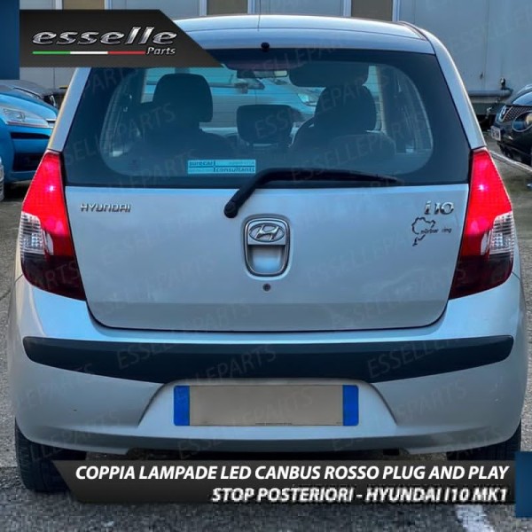 Coppia Lampade LED BAY15D Stop / Posizione Posteriori per HYUNDAI I10 I