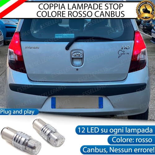 Coppia Lampade LED BAY15D Stop / Posizione Posteriori per HYUNDAI I10 I