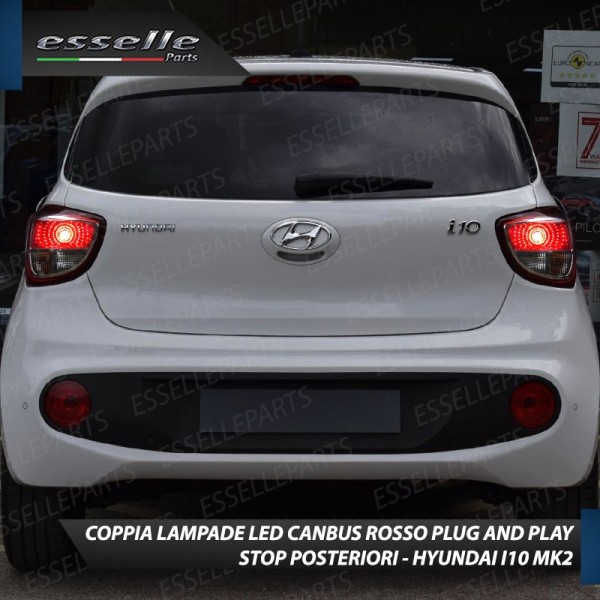 Coppia Lampade LED BAY15D Stop / Posizione Posteriori per HYUNDAI I10 II