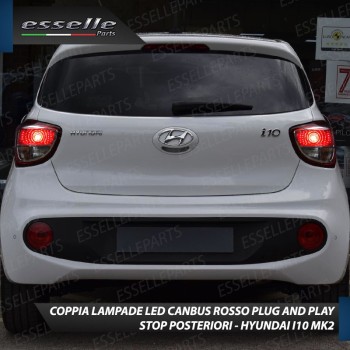 Coppia Lampade LED BAY15D Stop / Posizione Posteriori per HYUNDAI I10 II