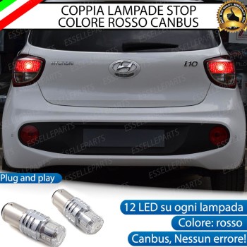 Coppia Lampade LED BAY15D Stop / Posizione Posteriori per HYUNDAI I10 II
