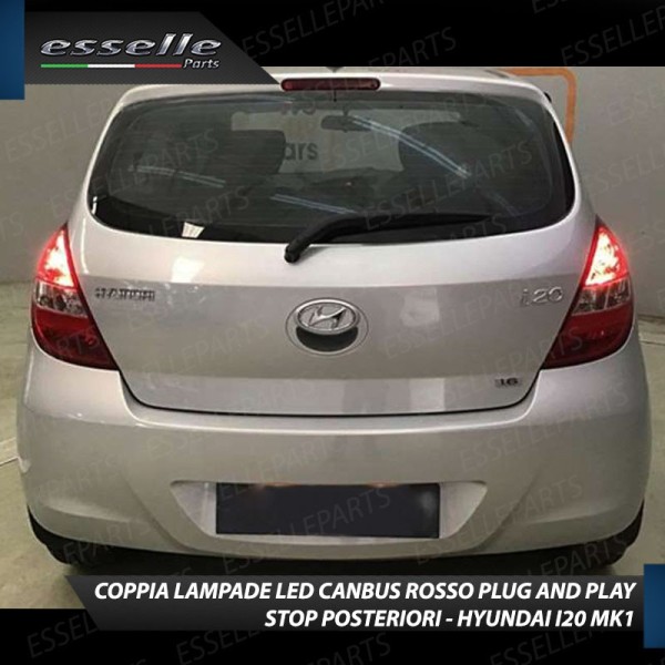 Coppia Lampade LED BAY15D Stop / Posizione Posteriori per HYUNDAI I20 I