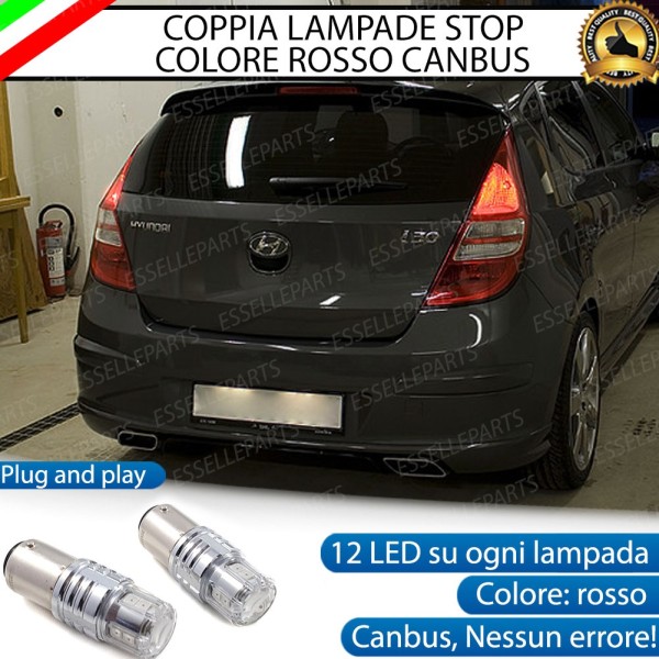 Coppia Lampade LED BAY15D Stop / Posizione Posteriori per HYUNDAI I30 MK1