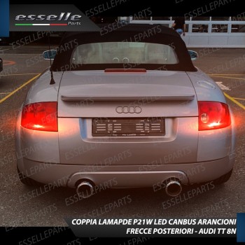 P21W BA15S Canbus AUDI TT 8N ARANCIONE FRECCE Luce AMBRA