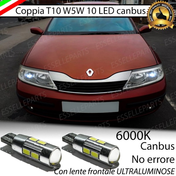 Luci posizione 10 LED Canbus 660 Lumen RENAULT LAGUNA II