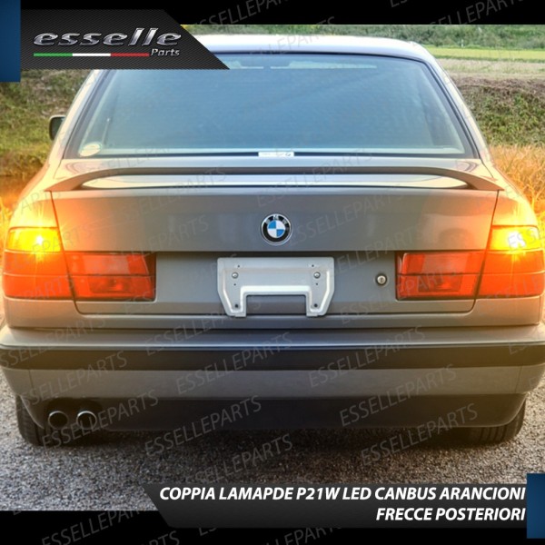 Coppia Frecce Posteriori P21W 35 LED Canbus BMW SERIE 5 E34