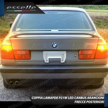 Coppia Frecce Posteriori P21W 35 LED Canbus BMW SERIE 5 E34
