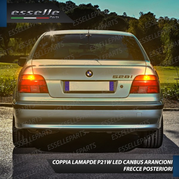 Coppia Frecce Posteriori P21W 35 LED Canbus BMW SERIE 7 E38 con frecce Arancioni