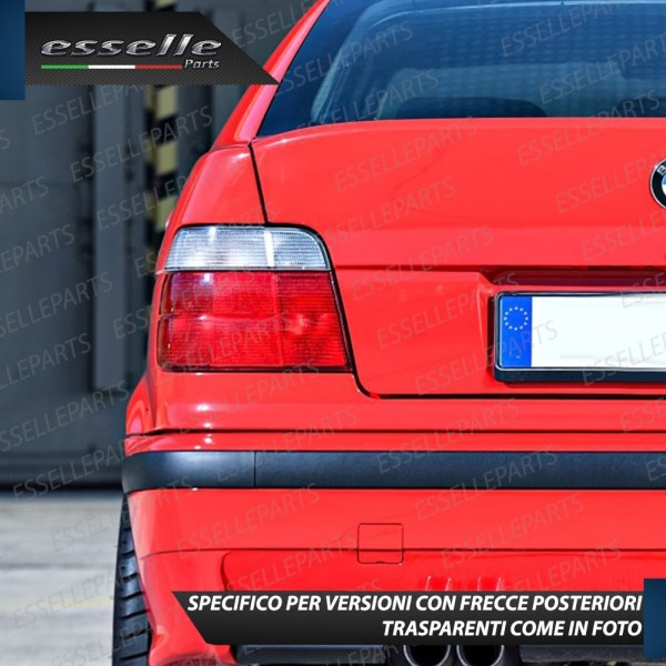 Coppia Frecce Posteriori PY21W 35 LED Canbus BMW SERIE 3 E36 con frecce Trasparenti