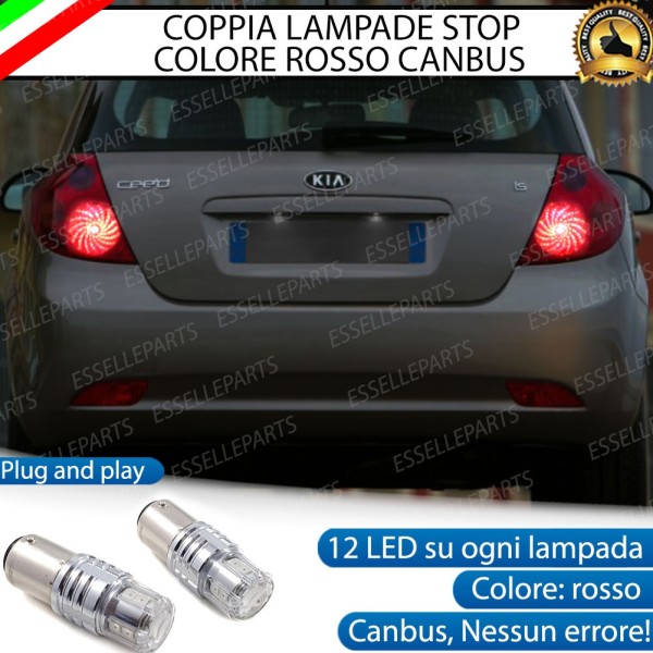 Coppia Lampade LED BAY15D Stop / Posizione Posteriori per KIA CEED PRO CEED 1