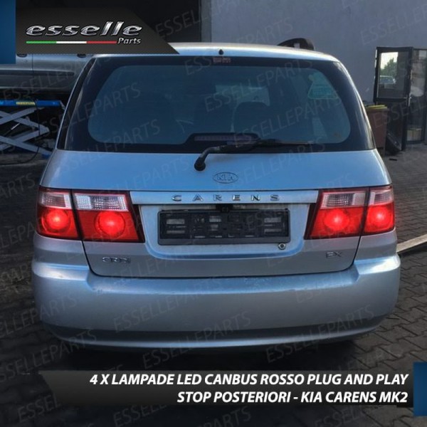 4 X Lampade LED BAY15D Stop / Posizione Posteriori per KIA CARENS 2