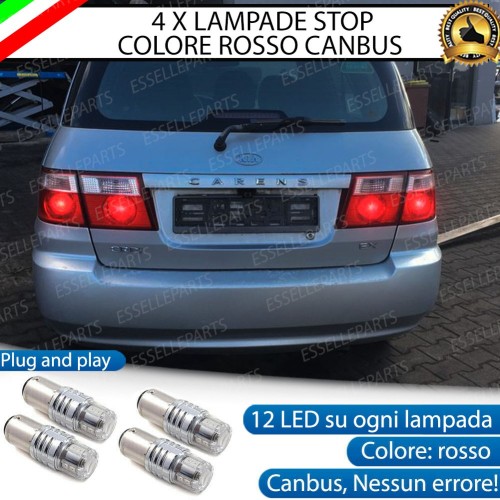 4 X Lampade LED BAY15D Stop / Posizione Posteriori per KIA CARENS 2