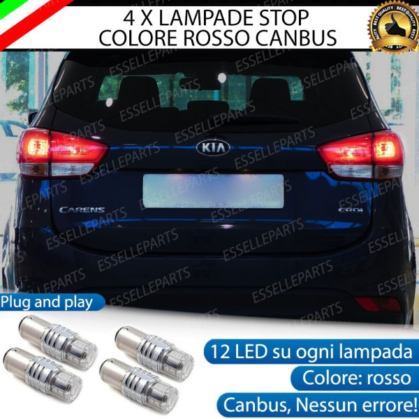 4 X Lampade LED BAY15D Stop / Posizione Posteriori per KIA CARENS 4