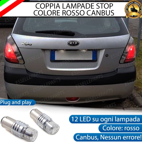 Coppia Lampade LED BAY15D Stop / Posizione Posteriori per KIA RIO 2