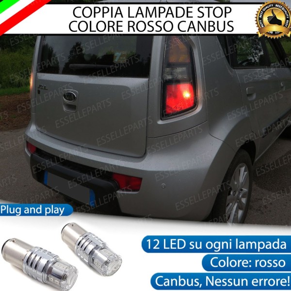 Coppia Lampade LED BAY15D Stop / Posizione Posteriori per KIA SOUL I