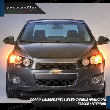 Coppia Frecce Anteriori PY21W 35 LED Canbus CHEVROLET AVEO T300