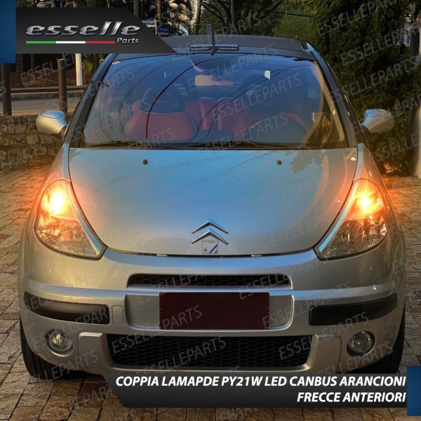 Coppia Frecce Anteriori PY21W 24 LED Canbus 3.0 per CITROEN C3 PLURIEL