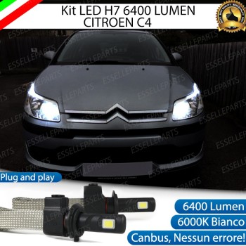Kit Full LED H7 6400 LUMEN Anabbaglianti CITROEN C4 I