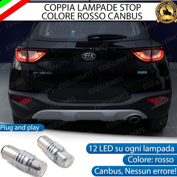 Coppia Lampade LED BAY15D Stop / Posizione Posteriori per KIA STONIC