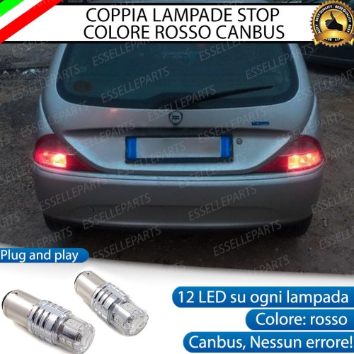 Coppia Lampade LED BAY15D Stop / Posizione Posteriori per LANCIA Y