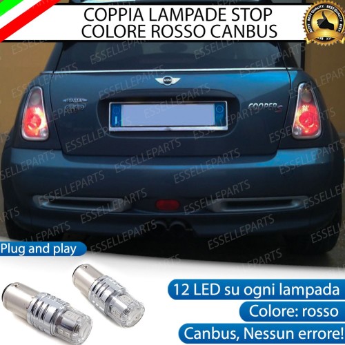 Coppia Lampade LED BAY15D Stop / Posizione Posteriori per MINI R50 R52