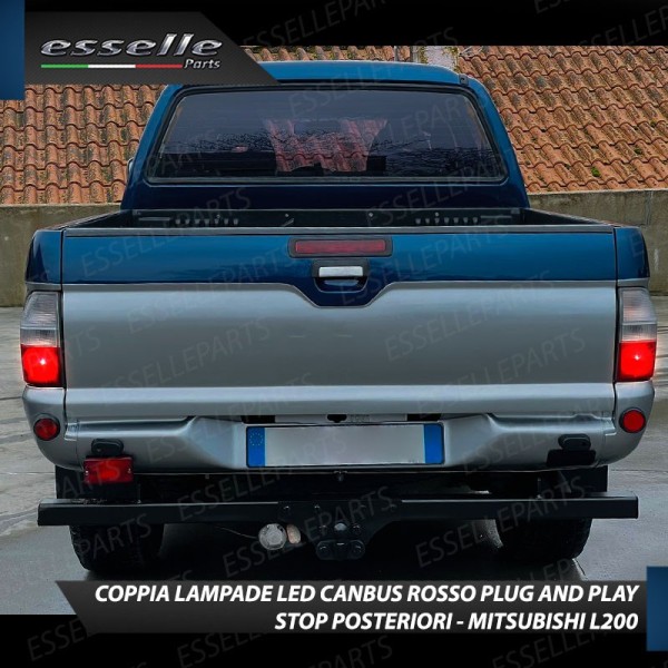 Coppia Lampade LED BAY15D Stop / Posizione Posteriori per MITSUBISHI L200 III