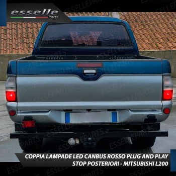 Coppia Lampade LED BAY15D Stop / Posizione Posteriori per MITSUBISHI L200 III Coppia Lampade LED BAY15D Stop / Posizione Posteriori per MITSUBISHI L200 III