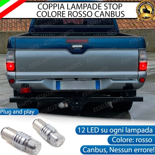 Coppia Lampade LED BAY15D Stop / Posizione Posteriori per MITSUBISHI L200 III