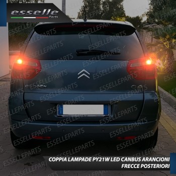 Coppia Frecce Posteriori PY21W 24 LED Canbus 3.0 per CITROEN C4 PICASSO I