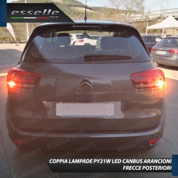 Coppia Frecce Posteriori PY21W 24 LED Canbus 3.0 per CITROEN C4 PICASSO II Coppia Frecce Posteriori PY21W 24 LED Canbus 3.0 per CITROEN C4 PICASSO II