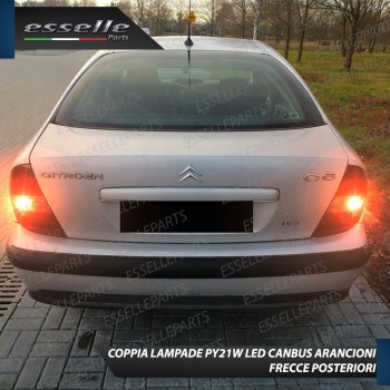 Coppia Frecce Posteriori PY21W 24 LED Canbus 3.0 per CITROEN C5 I Coppia Frecce Posteriori PY21W 24 LED Canbus 3.0 per CITROEN C5 I