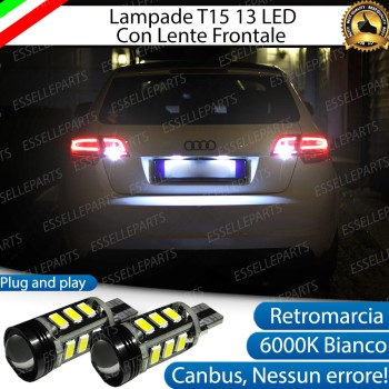 Coppia Lampade LED Retromarcia Da 13 LED Canbus 6000K Audi A3 8P Cabrio