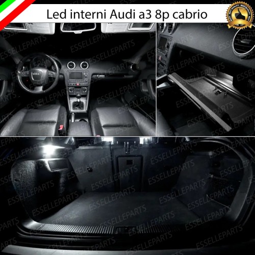 Kit LED interni Basic Pack 6000K Canbus Audi A3 8P Restyling cabrio