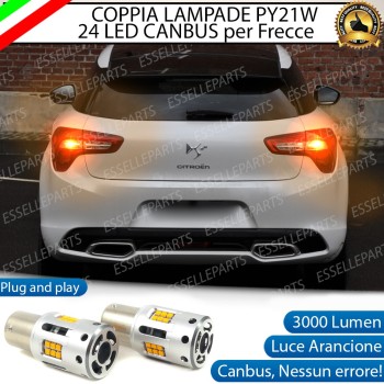 Coppia Frecce Posteriori PY21W 24 LED Canbus 3.0 per CITROEN DS5